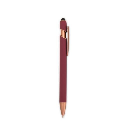 Caneta Personalizada Metálica - Vermelho/Bronze SPX-05006-VIN/BRO