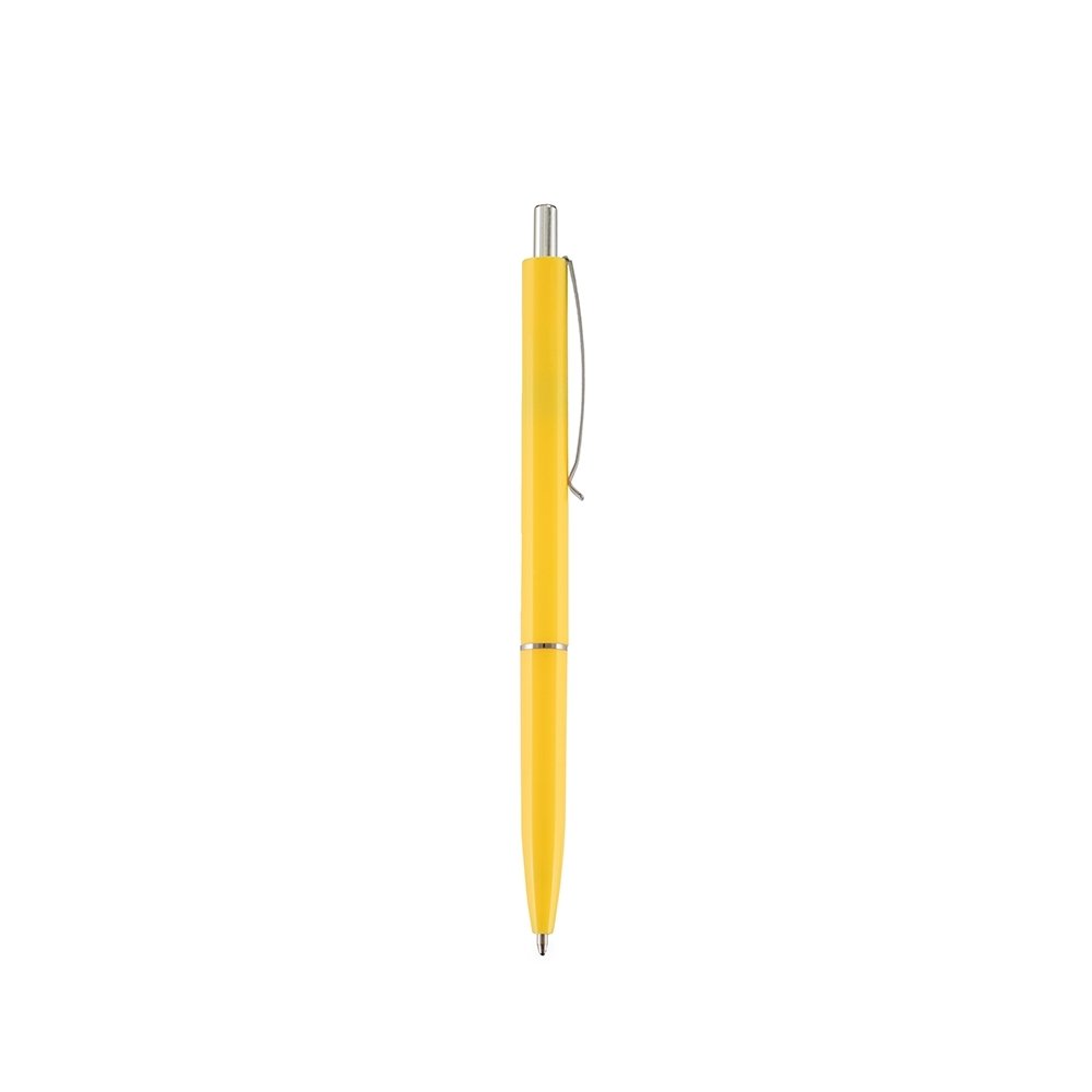 CANETA PLÁSTICA SPX-09110-AMA/PRA NA COR AMARELO
