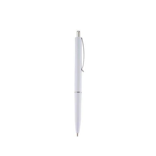 Caneta Personalizada Plástica - Branco/Prata SPX-09110-BCO/PRA