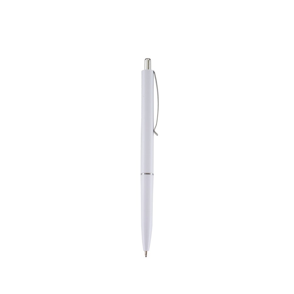 Caneta Personalizada Plástica - Branco/Prata SPX-09110-BCO/PRA