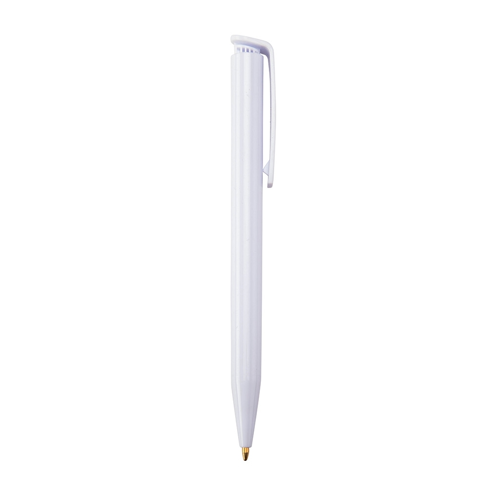 Caneta Personalizada Plástica - Branco SPX-13630C-BCO/BCO