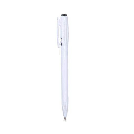 Caneta Personalizada Plástica - Branco/Preto SPX-06161C*CP*-BCO/PRE