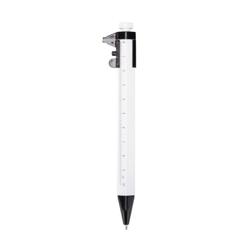 Caneta Personalizada Plástica - Branco/Preto SPX-09254-BCO/PRE