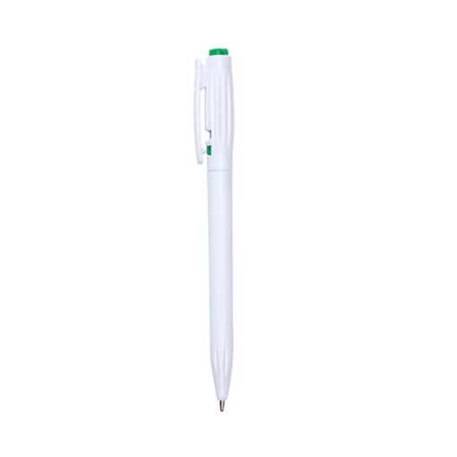 Caneta Personalizada Plástica - Branco/Verde SPX-06161C*CP*-BCO/VD