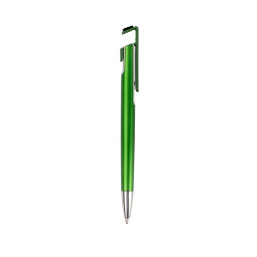 Caneta Personalizada Plástica - Verde/Prata SPX-12412-VD/PRA