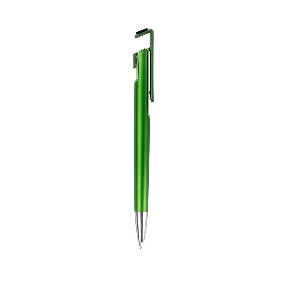 Caneta Personalizada Plástica - Verde/Prata SPX-12412-VD/PRA