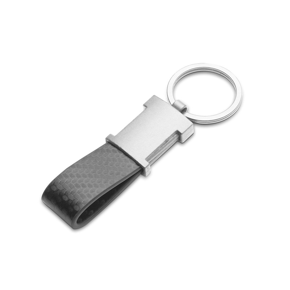 Chaveiro Personalizado - Prata/Preto | Brindes Brasil