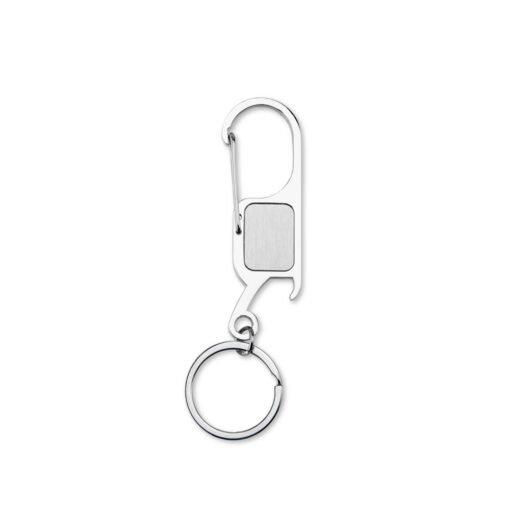 CHAVEIRO METAL SPX-19157-PRA NA COR PRATA