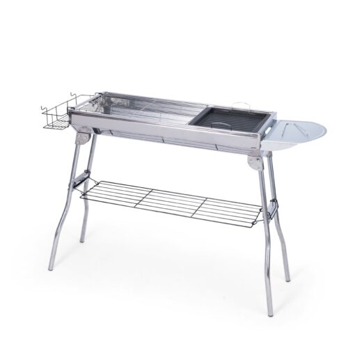 Churrasqueira Portátil Inox | Brinde Personalizado na cor inox