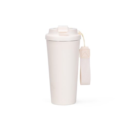Copo Personalizado Para Empresas Inox 480Ml na cor branco