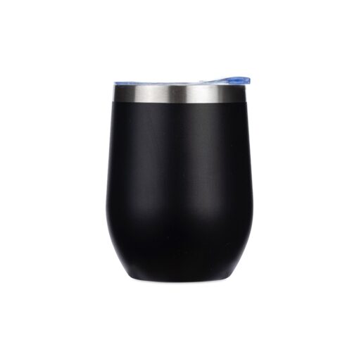 Copo Personalizado Inox Parede Dupla 320Ml na cor preto
