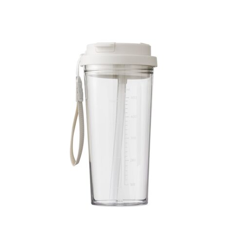 Copo Promocional Plástico 600Ml na cor branco