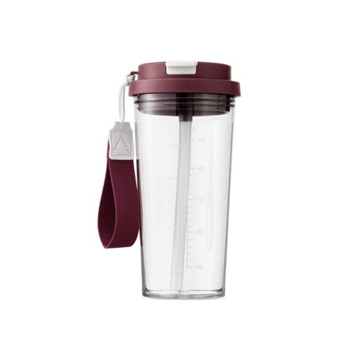 Copo Personalizado Plástico 600Ml na cor vermelho