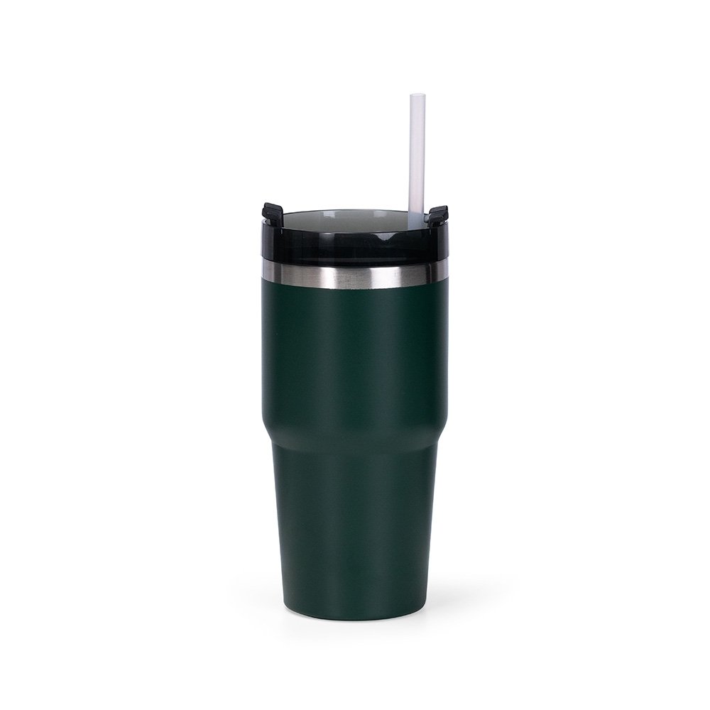 COPO TÉRMICO 600ML SPX-09196-VDE NA COR VERDE