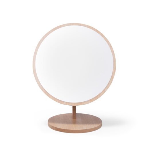 Espelho De Mesa Mdf | Brinde Personalizado na cor madeira