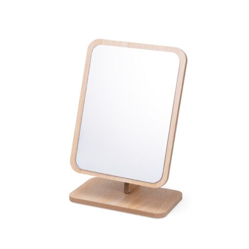 Espelho De Mesa Mdf | Brinde Personalizado na cor madeira