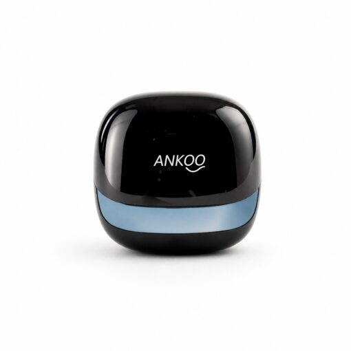 Fone Personalizado De Ouvido Bluetooth Touch Com Case Carregador na cor preto