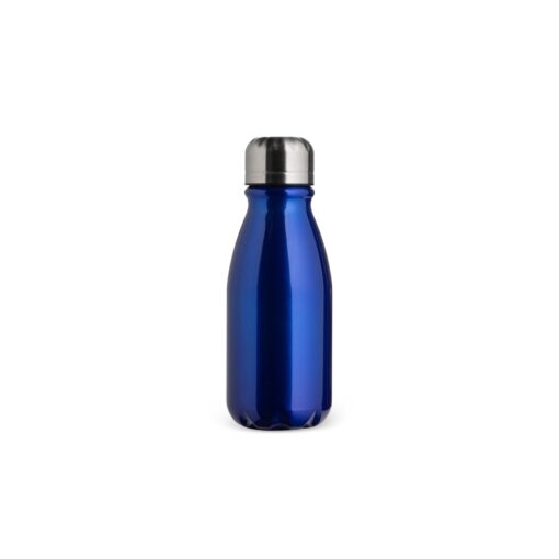 Garrafa Com Logo De Alumínio 400Ml na cor azul