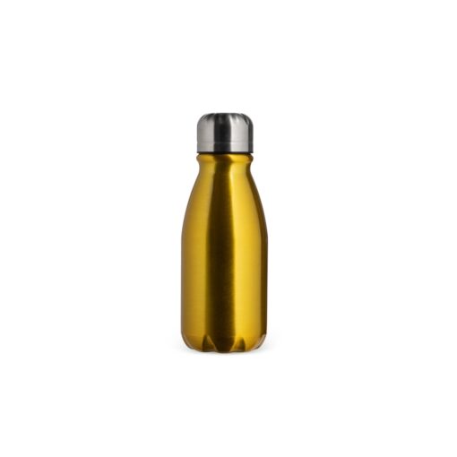 Garrafa Para Brindes De Alumínio 400Ml na cor dourado