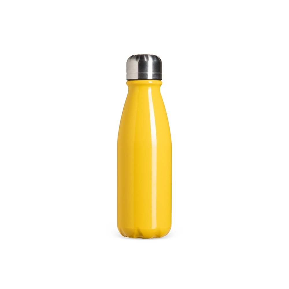 Garrafa Personalizada Alumínio 550Ml - Amarelo