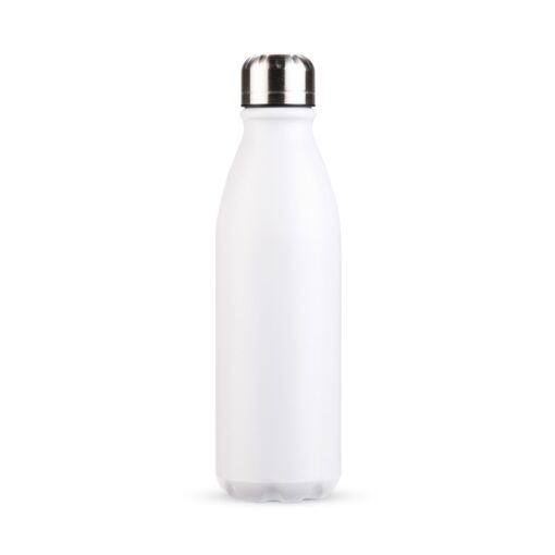 Garrafa Para Brindes Alumínio 750Ml na cor branco