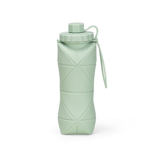 Garrafa Personalizada Silicone 600Ml - Verde