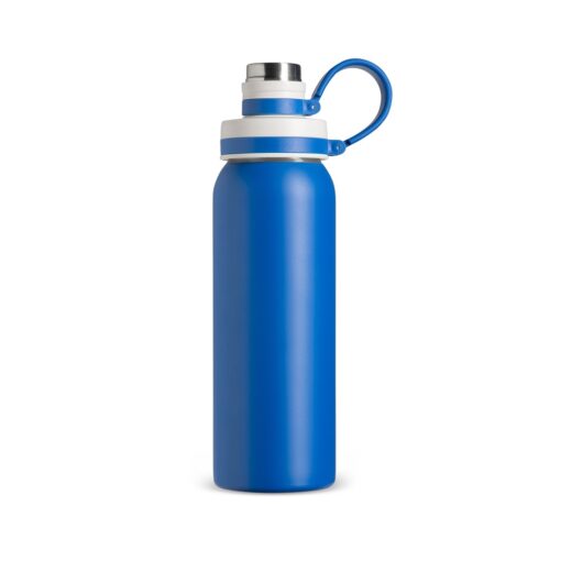 Garrafa Personalizada Inox 800Ml - Azul/Branco