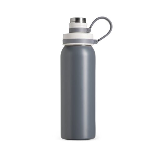 Garrafa Personalizada Inox 800Ml - Cinza SPX-19062-CZE/BCO