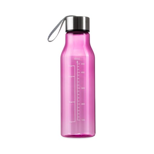 Garrafa Personalizada Plástica 615Ml - Rosa | Brindes Brasil