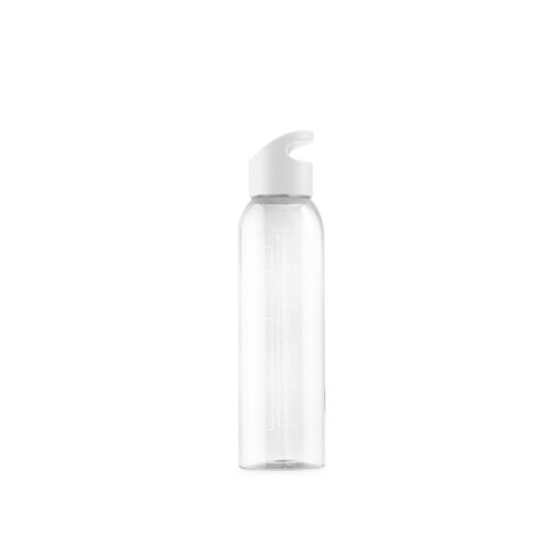 Garrafa Personalizada Plástica 700Ml - Transparente/Branco SPX-02423A-BCO