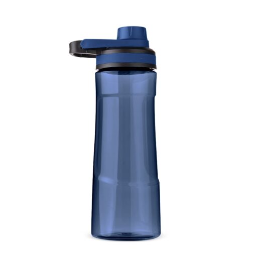 Garrafa Promocional Plástica 750Ml na cor azul