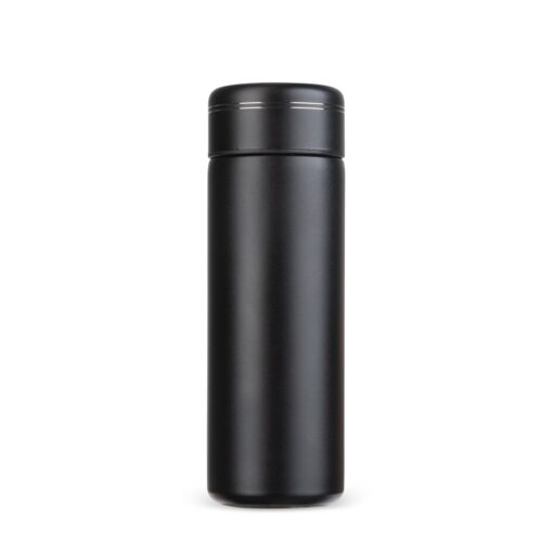 Garrafa Personalizada Inox 300Ml - Preto | Brindes Brasil