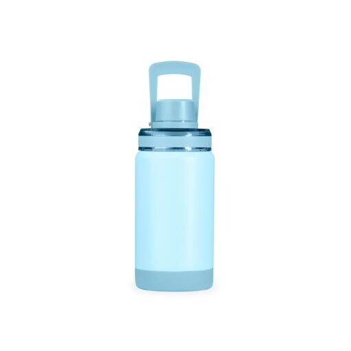 Garrafa Para Brindes Térmica 400Ml na cor azul