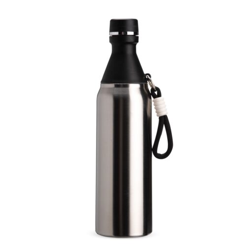 Garrafa Personalizada Inox 500Ml - Inox/Preto SPX-09160-INO/PRE