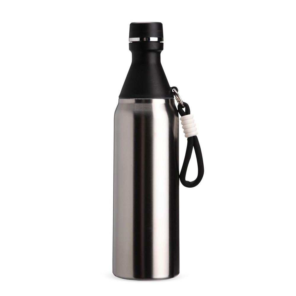Garrafa Personalizada Inox 500Ml - Inox/Preto SPX-09160-INO/PRE