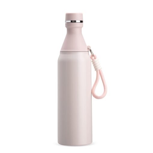 Garrafa Personalizada Para Empresas Térmica 500Ml na cor rosa