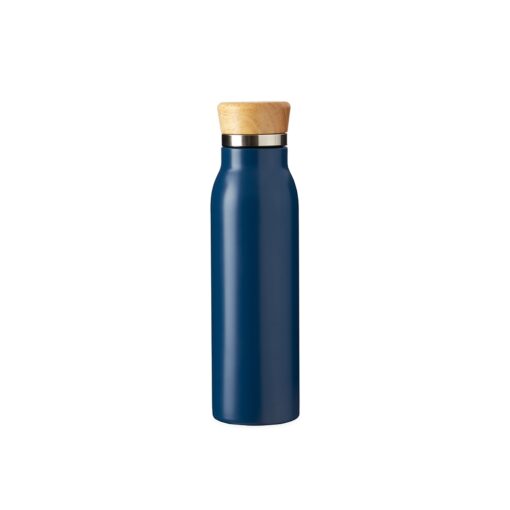 Garrafa Promocional Térmica 600Ml na cor azul