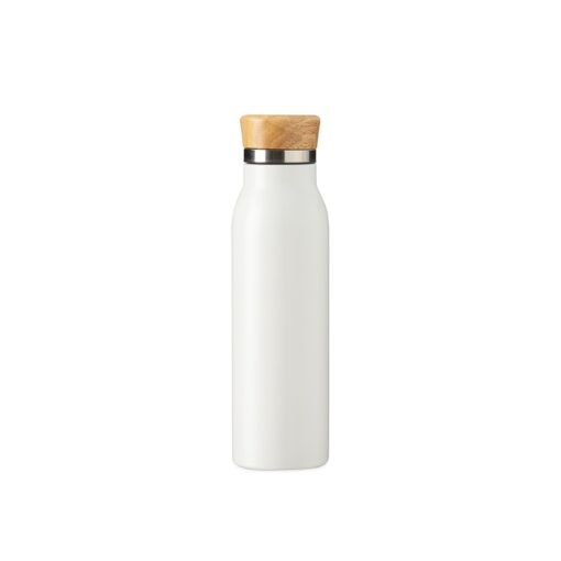 Garrafa Personalizada Térmica 600Ml na cor branco