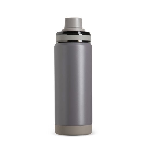Garrafa Promocional Térmica 600Ml na cor cinza