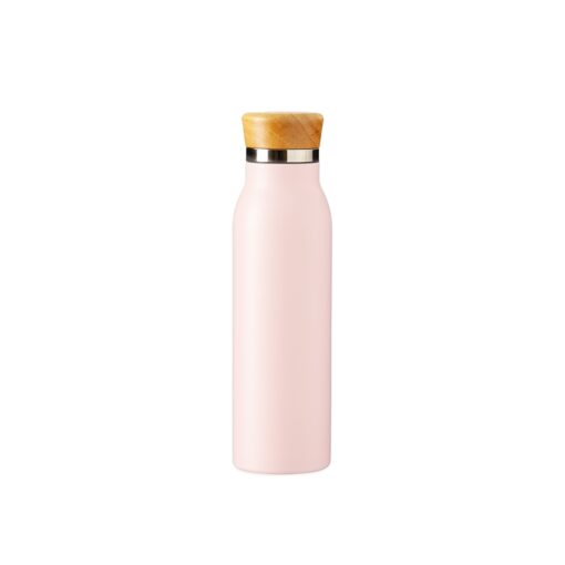 Garrafa Para Brindes Térmica 600Ml na cor rosa