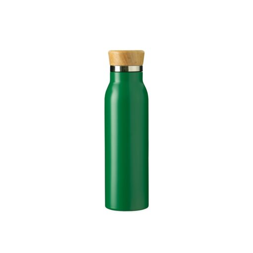 Garrafa Para Brindes Térmica 600Ml na cor verde