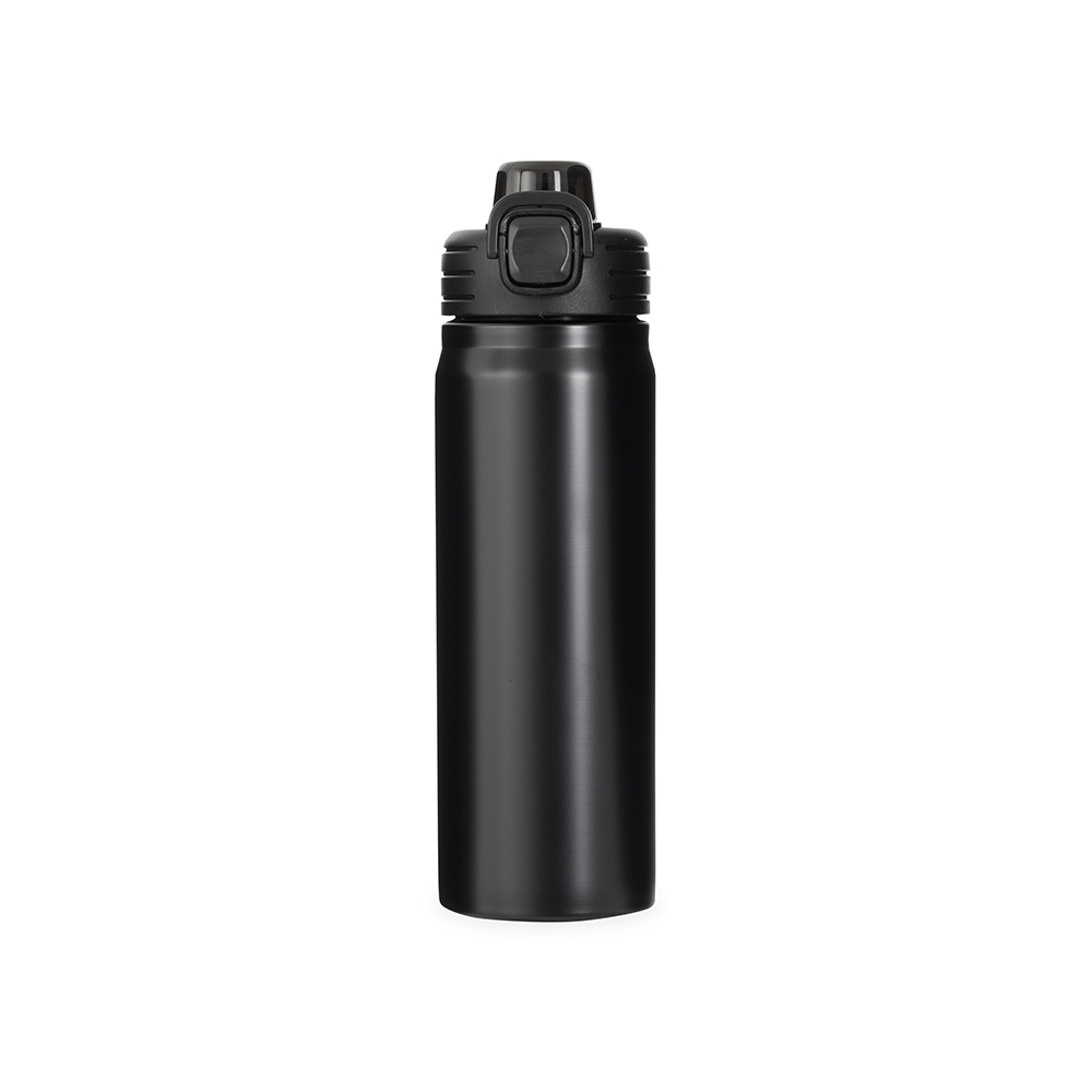 Garrafa Personalizada Inox 680Ml - Preto | Brindes Brasil