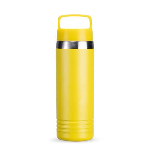 Garrafa Personalizada Inox 700Ml - Amarelo | Brindes Brasil