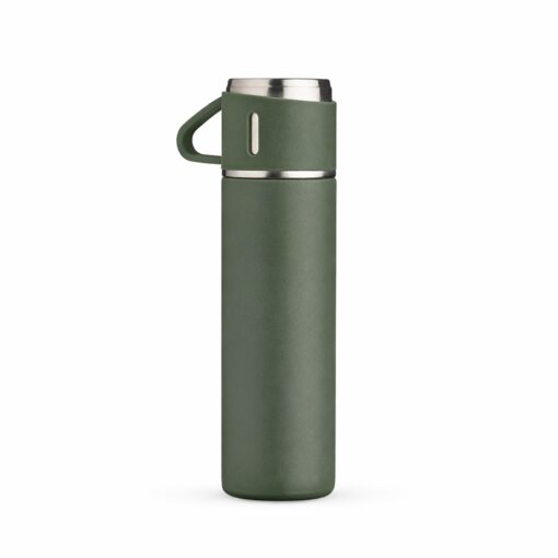 Garrafa Personalizada Inox 450Ml - Verde | Brindes Brasil
