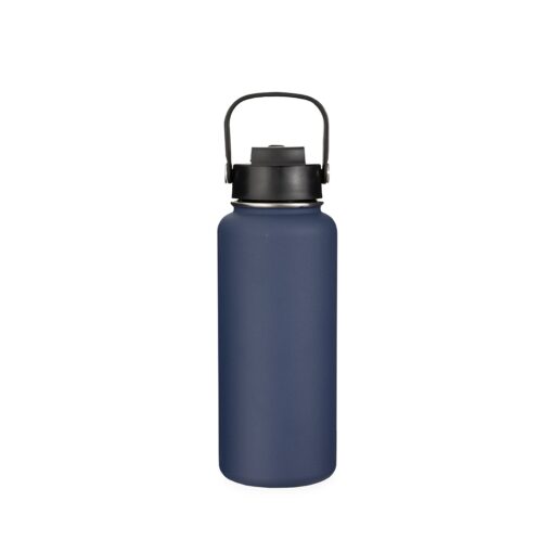 Garrafa Promocional Térmica Inox 950Ml na cor azul