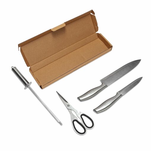 Kit Churrasco Personalizado Inox - Inox | Brindes Brasil