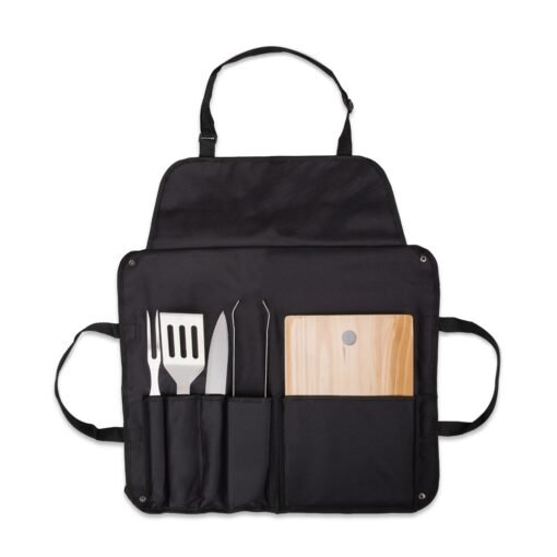 Kit Churrasco Personalizado Plástico - Preto SPX-09087-PRE
