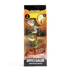 KIT DINOSSAUROS BRINQUEDO 3 PEÇAS SPX-P$BRINQ199-MIS NA COR COLORIDO