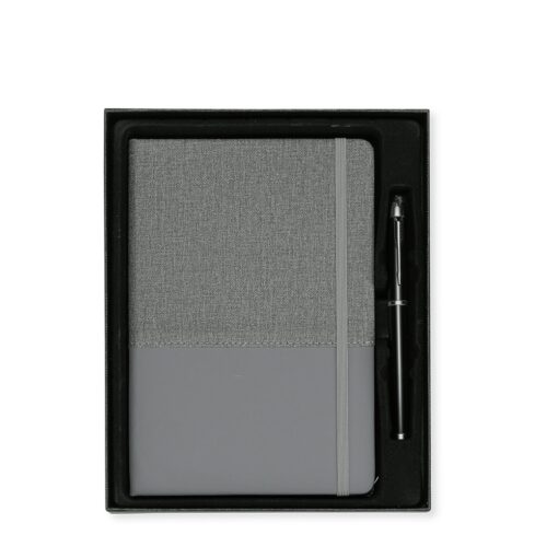 Kit Executivo Personalizado Metálica - Cinza SPX-19115-CIN