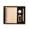 KIT EXECUTIVO ECOLÓGICO 3 PEÇAS SPX-19081-BMB NA COR BAMBU